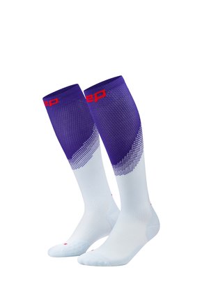 CEP, CEP RUN EDT. SPLIT SOCKS, TALL, WOMEN - Kniestrümpfe - light blue