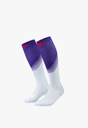 CEP, CEP RUN EDT. SPLIT SOCKS, TALL, WOMEN - Kniestrümpfe - light blue