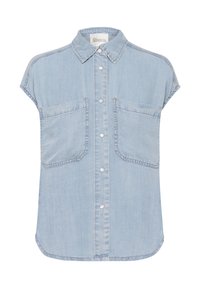 NELLY - Button-down blouse - light blue wash