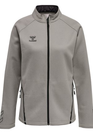 HMLCIMA XK ZIP - Sportinė striukė - grey melange