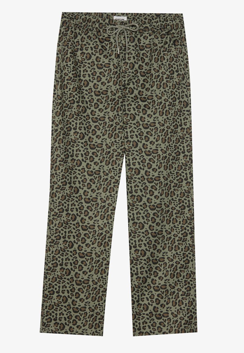 YOURTURN Broek donkergroen