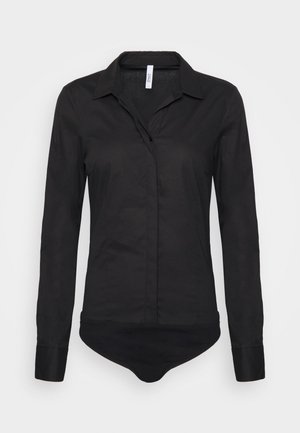 Overhemdblouse - black