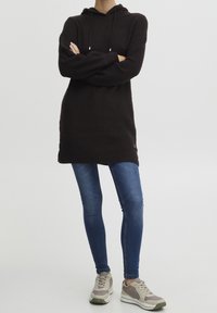 Oxmo Felpa con cappuccio - black