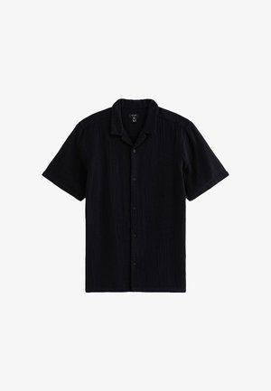 New Look, REGULAR SHORT SLEEVE REVERE - Camisa - black