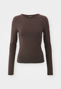 SOFT TOUCH CREW NECK TOP - Camisola de manga comprida - java