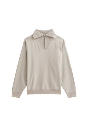 New Look REGULAR QUARTER ZIP  - Trui - stone