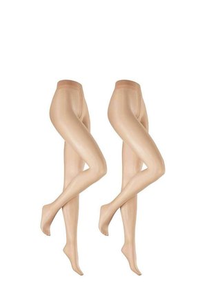 SIMPLY SHINE 2-PACK - Strumpfhose - teint