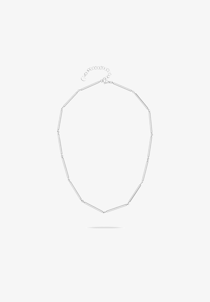 Collana SOLO NOI con due nomi e cuore al centro in acciaio inox Collana SOLO NOI con due nomi e cuore al centro in acciaio inox