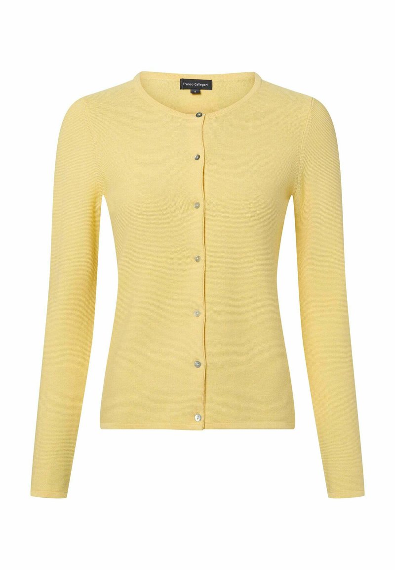 Franco Callegari Strickjacke - gelb - Zalando
