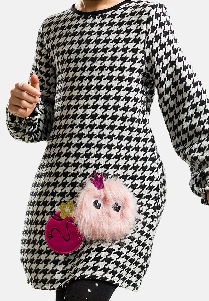 Denokids Abito in maglia - weiß