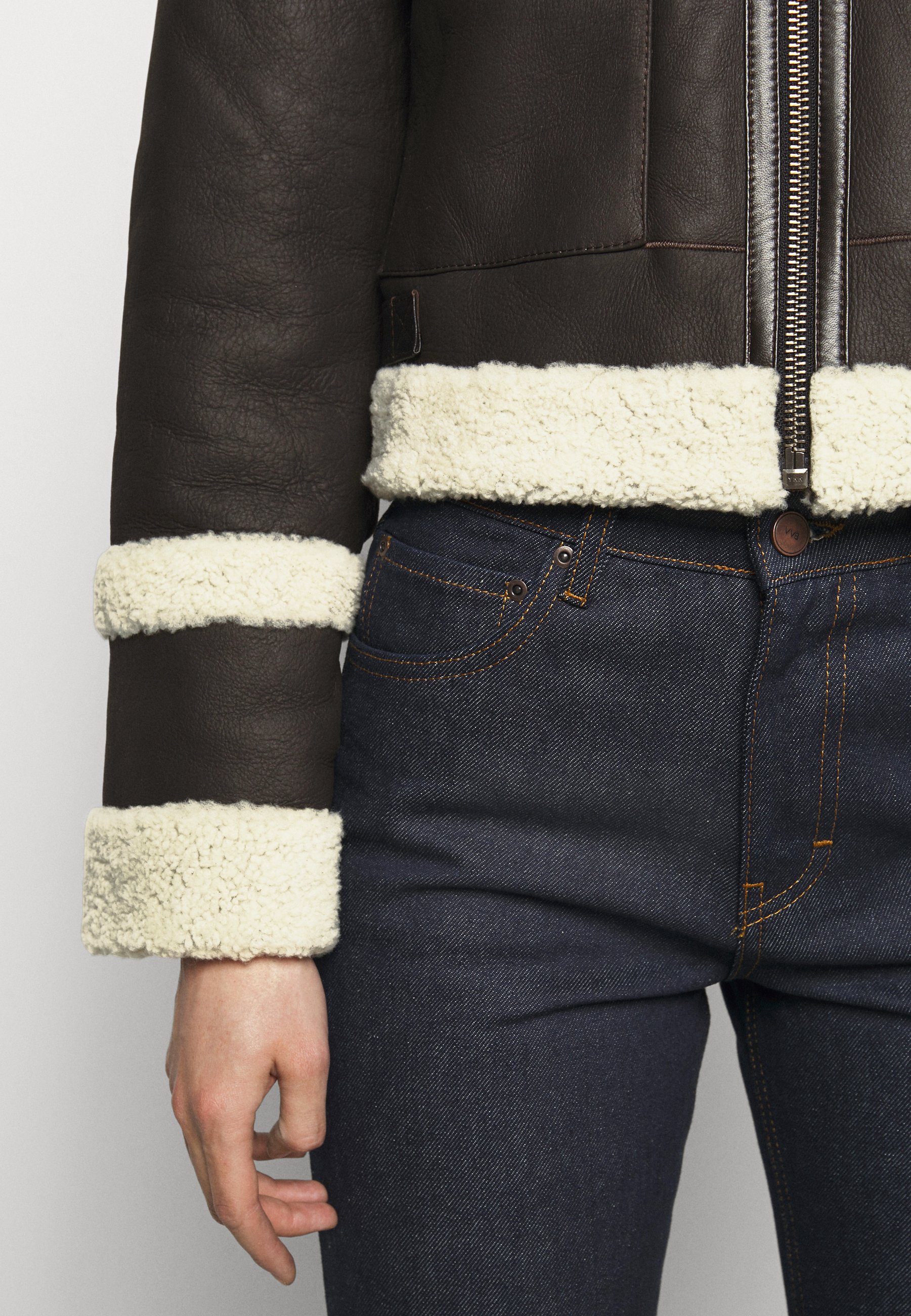 aviator jacket cropped