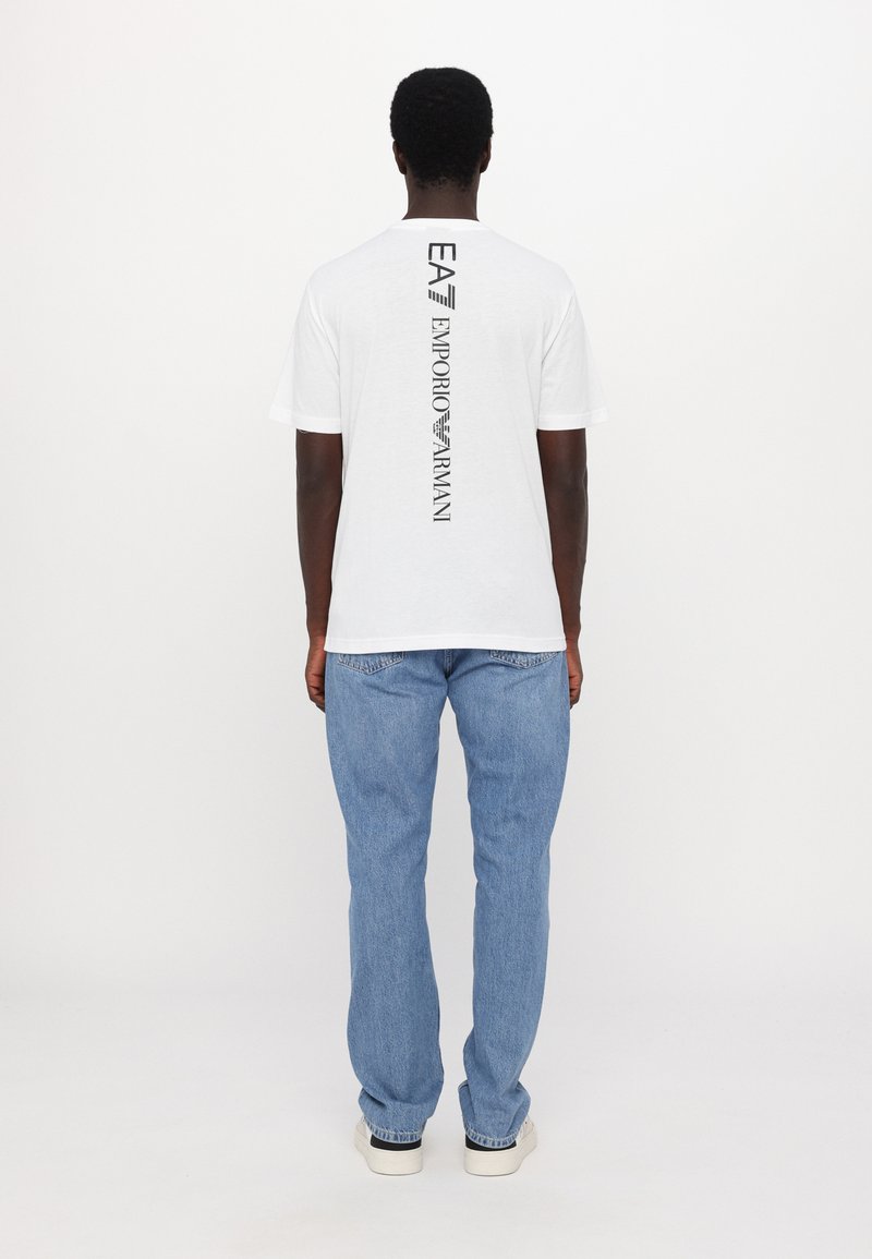 EA7 Emporio Armani - Print T-shirt - white/black, Enlarge