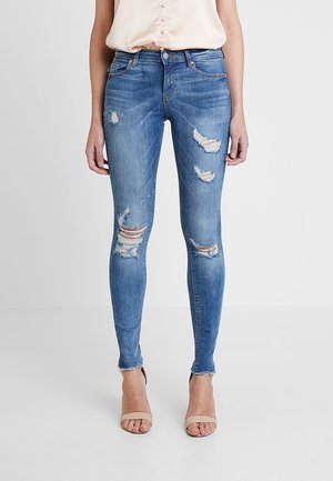 Skinny-Farkut - light-blue denim