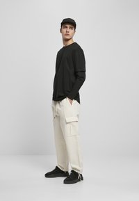 Urban Classics Top dugih rukava - black/black