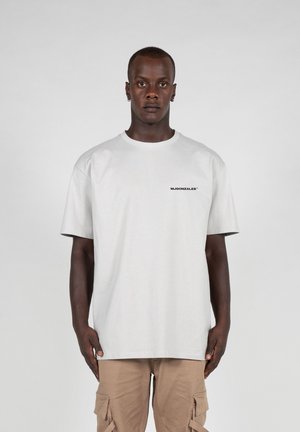 MÄNNER HEAVY OVERSIZED  - Basic T-shirt - lightasphalt