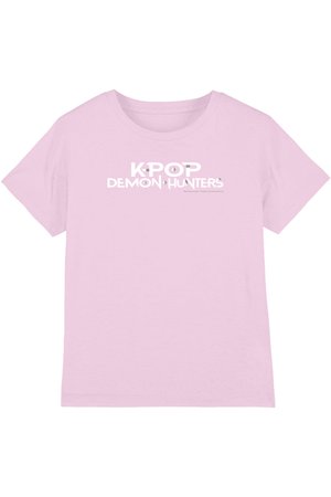NETFLIX K-POP DEMON HUNTERS - LOGO - Print T-shirt - light pink