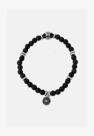 EARTHLAND BRACELET UNISEX - Apyrankė - black/silver-coloured