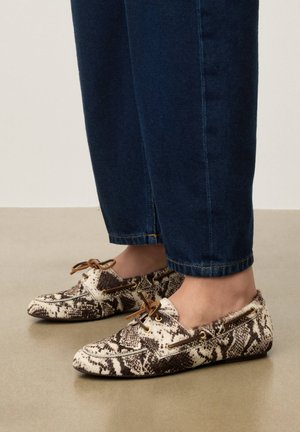 LIORA - Boat shoes - dark brown