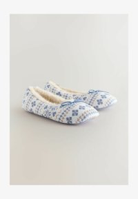 Geselecteerd, blue fairisle pattern