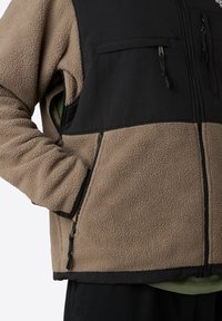 The North Face M RETRO DENALI JACKET - Giacca in pile - mocha brown tnf black