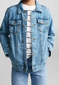 Mango Kids Jeansjacka - blue