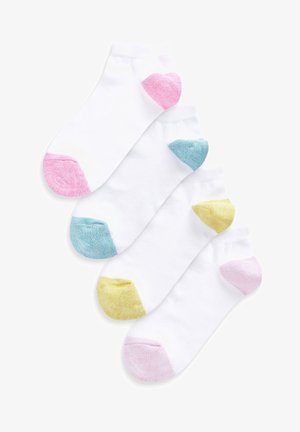 4 PACK - Stopalice - white pastel