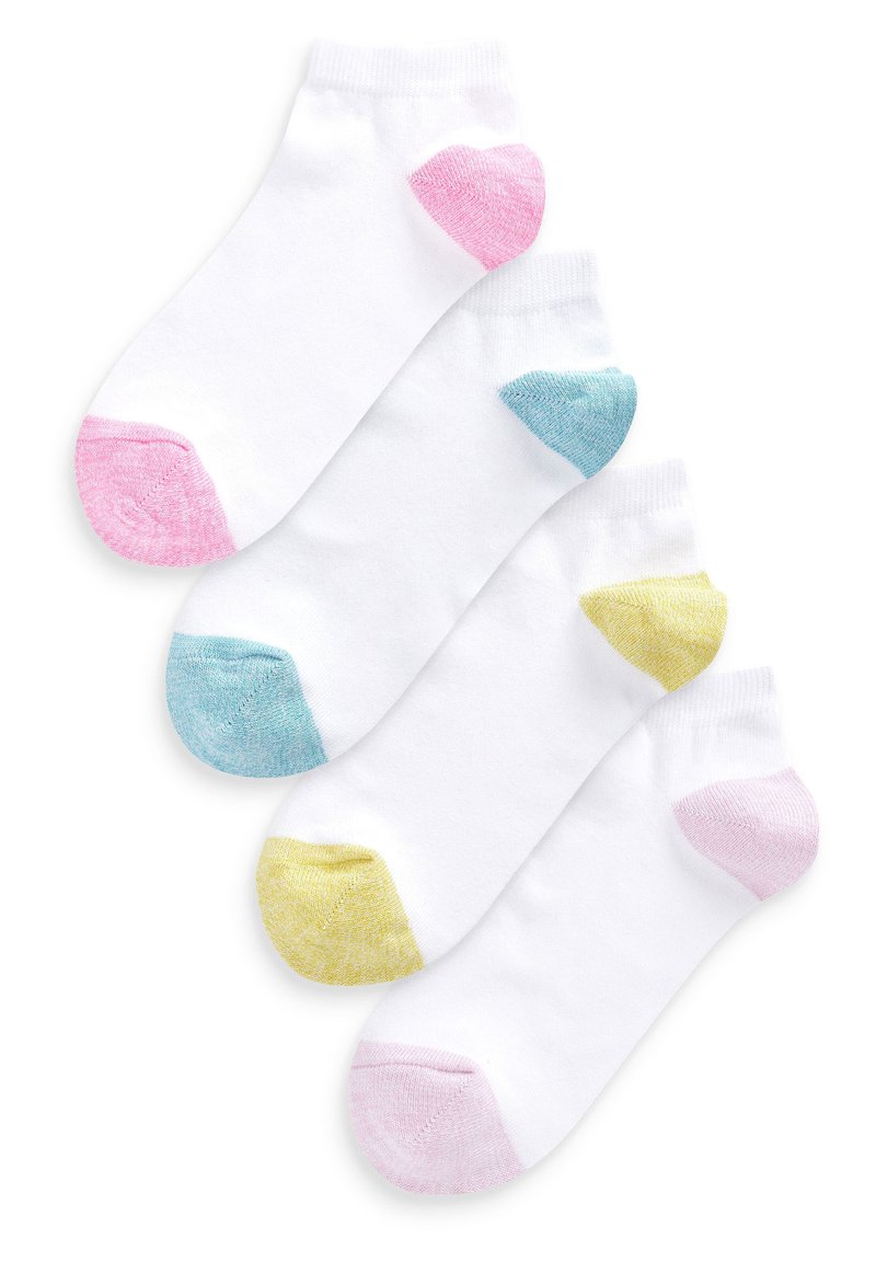 Next 4 PACK - Calcetines tobilleros - white pastel