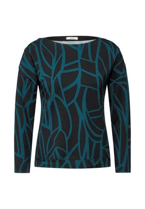 MIT KNÖPFEN - Langarmshirt - schwarz