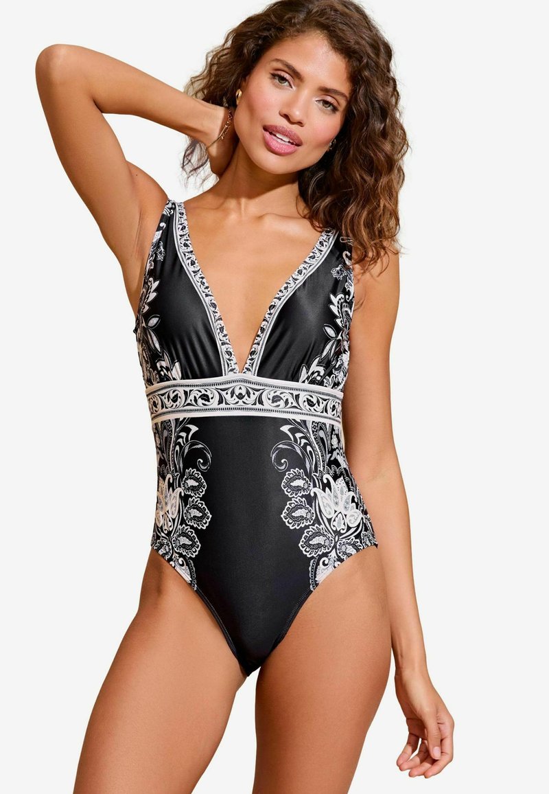 Lipsy PRINTED  - Kopalke - black