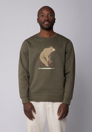 watapparel FAHRRADBÄR - Sweatshirt - khaki