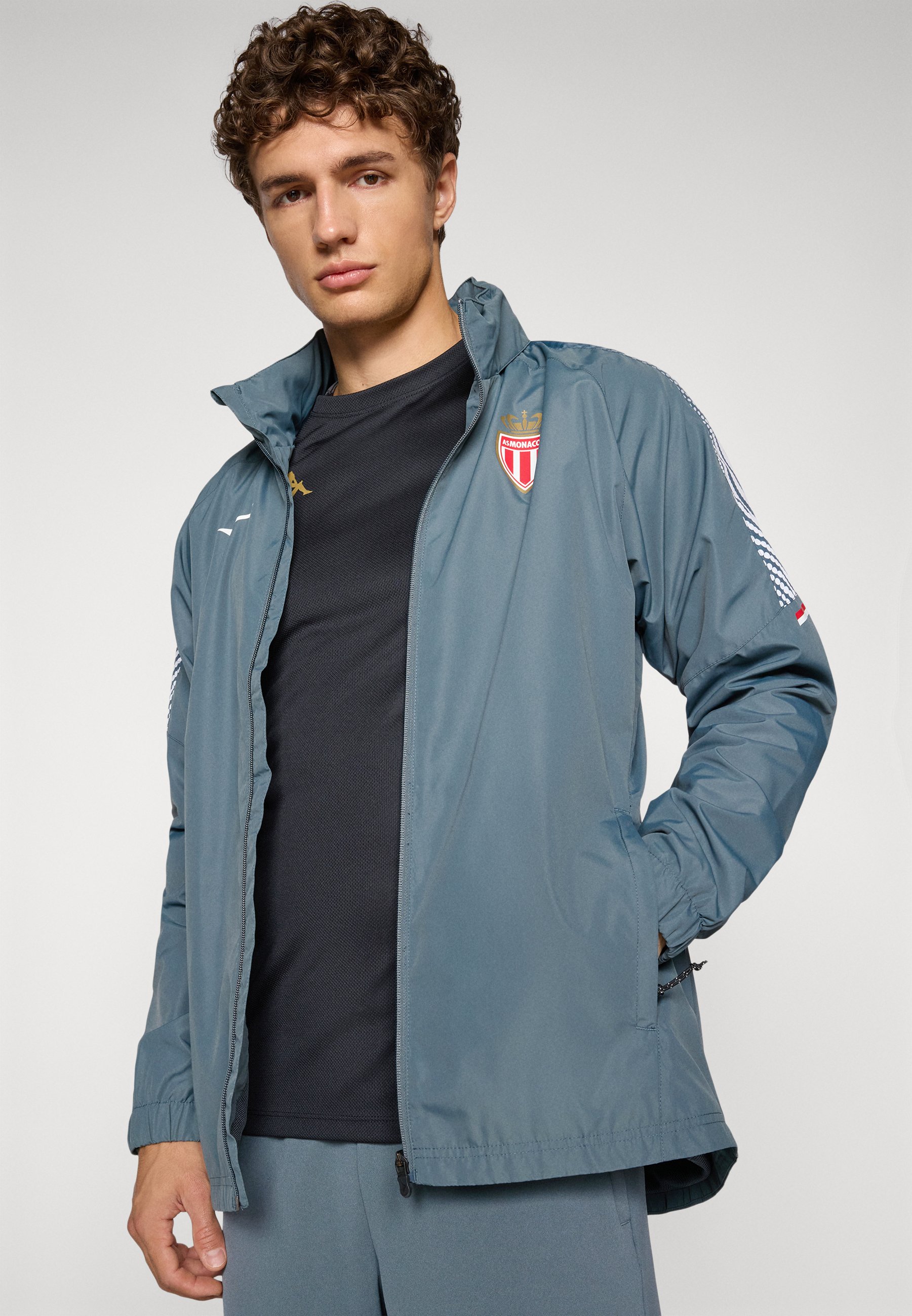 Mizuno RAIN JACKET MONACO - Outdoor jacket - dark slate/dark grey