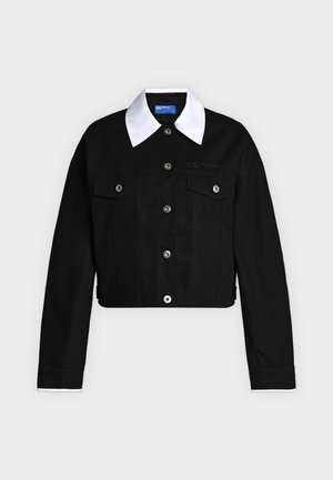 Karl Lagerfeld Jeans, CANVAS POPLIN JACKET - Lagana jakna - white/black