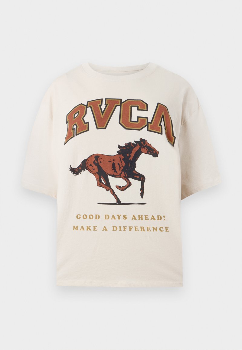 RVCA T-shirt print crème
