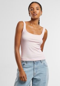 Urban Classics WIDE NECK 2-PACK - Top - white blushedrose