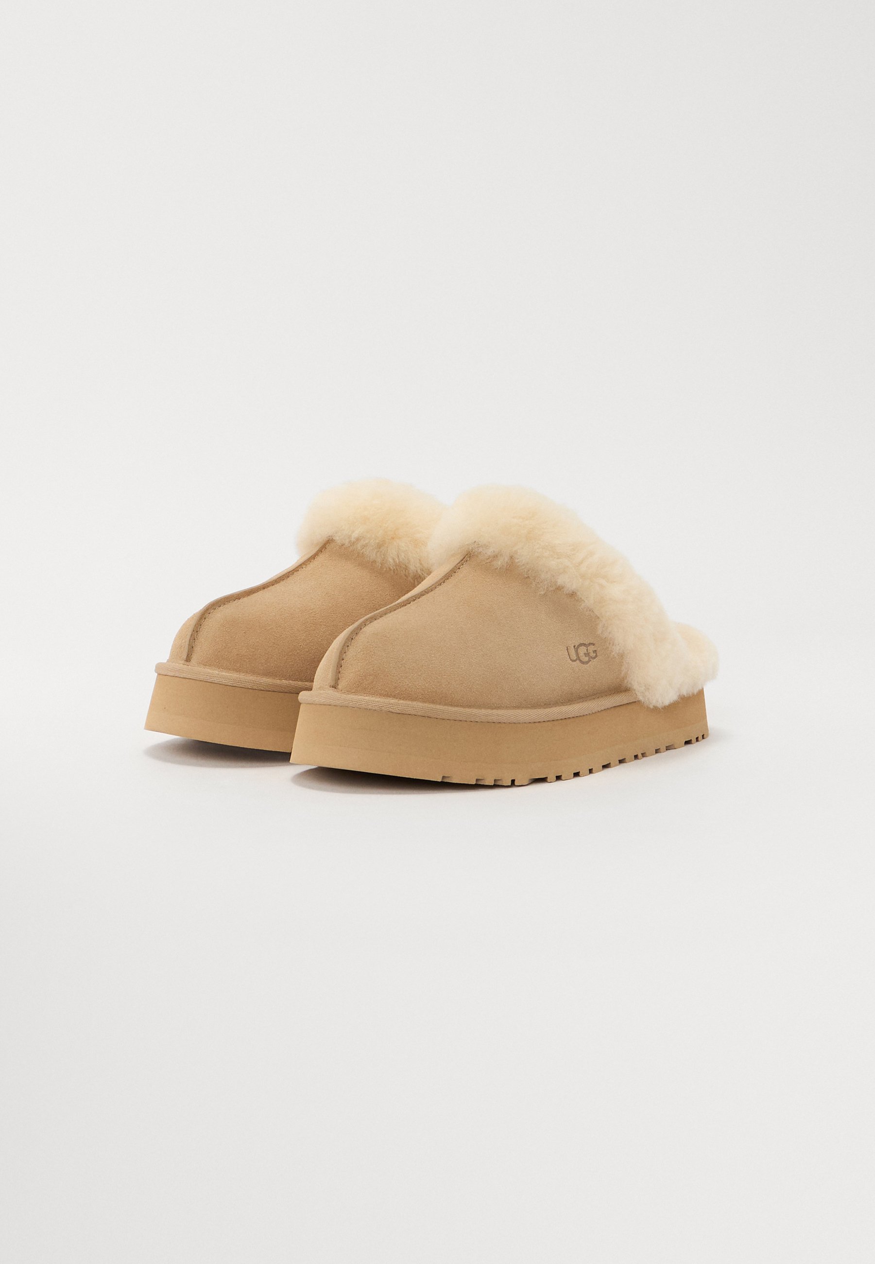 UGG DISQUETTE - Slippers - sand - Zalando.ie
