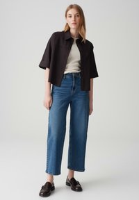 OPUS LOOSE FIT 3/4 SLEEVE - Hemdbluse - midnight brown