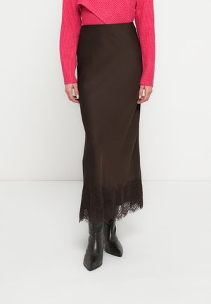 VIELLETTE ANKLE SKIRT - Maxiskjørt - coffee bean