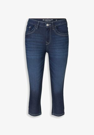 TOM TAILOR, TTLENE SLIM FIT - Lühikesed teksad - clean rinsed blue denim