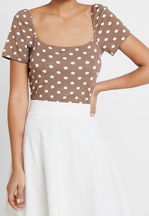 T-shirts print - brown