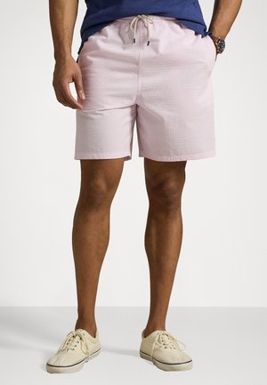 TRAVELER CLASSIC SWIM TRUNK - Badeshorts - carmel pink seersucker