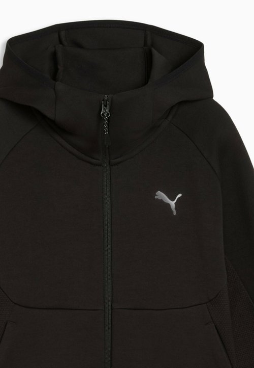 PUMA PUMATECH ELEVATED KAPUZENJACKE - Zip-up sweatshirt - black — photo 6