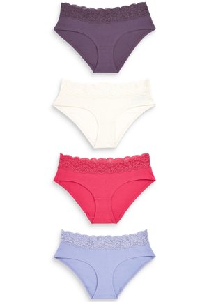 Next PRINT BLEND FOUR PACK - Trumpikės - pink purple cream
