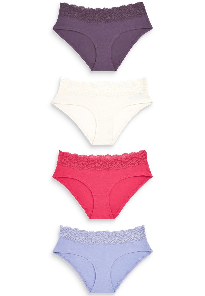 Next PRINT BLEND FOUR PACK - Slip - pink purple cream