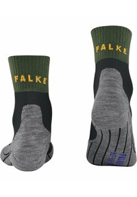 FALKE TK2 COOL SHORT TREKKING MEDIUM CUSHIONING - Calze sportive - black