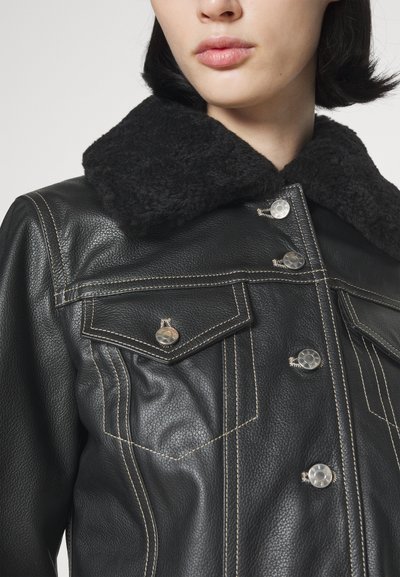 Filippa K JACKET - Leather jacket - black