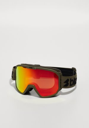 RAVE UNISEX - Suusaprillid - matte green/brown red multi-coloured