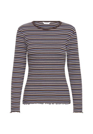 b.young, BYTONE LONG-SLEEVE - T-shirt à manches longues - java stripe