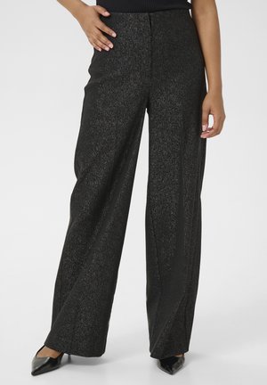 CAHLINA CORINNE WIDE LONG - Pantaloni - gun metal
