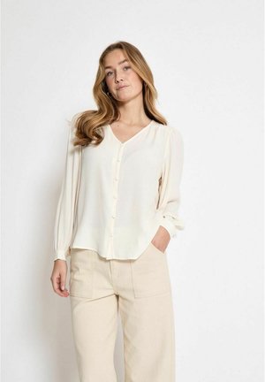 LILIANA V-NECK  - Camicetta - light birch