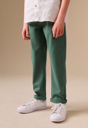 Next, NEXT STRETCH CHINO TROUSERS (3-17YRS) - Pantalones - green
